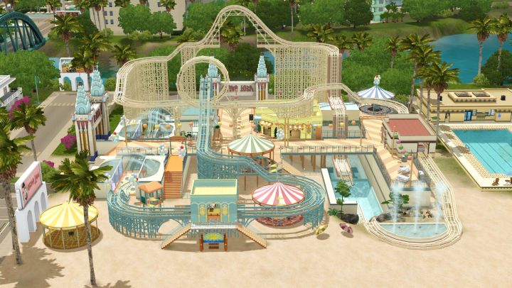 The Sims 3 Roaring Heights World: The Boardwalk