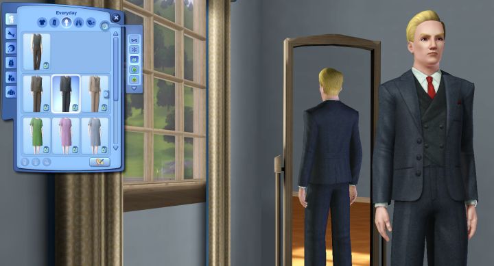 The Sims 3 Roaring Heights World: An example of male clothing in Roaring Heights