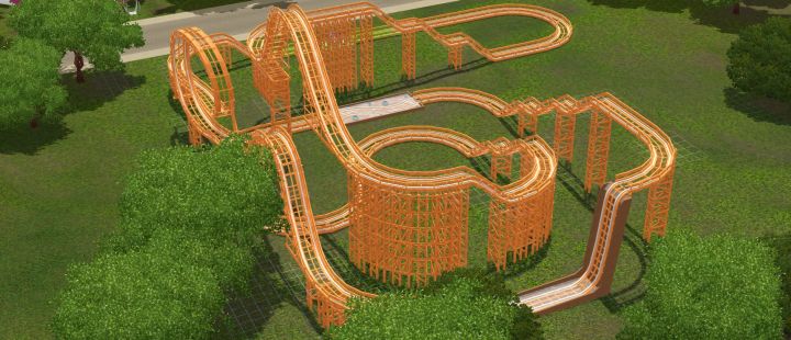The Sims 3 Roaring Heights World: Building a Rollercoaster is a rewarding experience